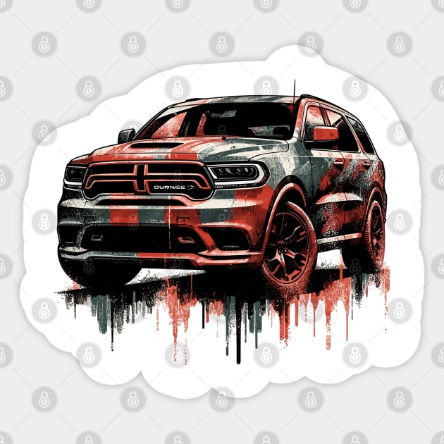 Dodge Durango Sticker by Vehicles-Art